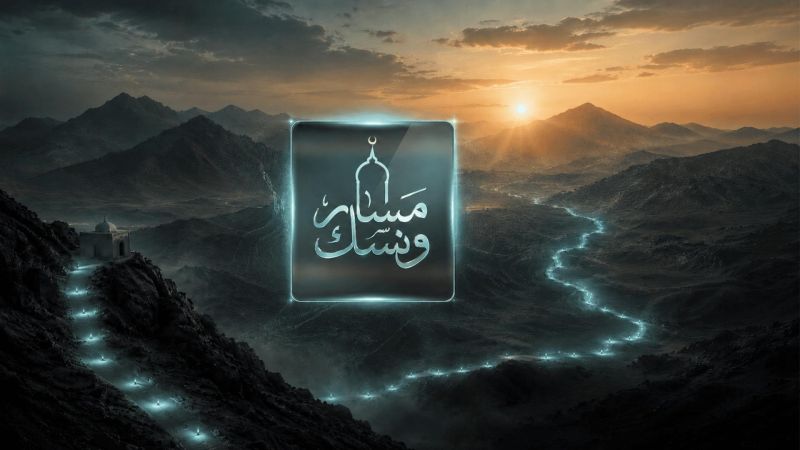 مسار ونسك ملصق